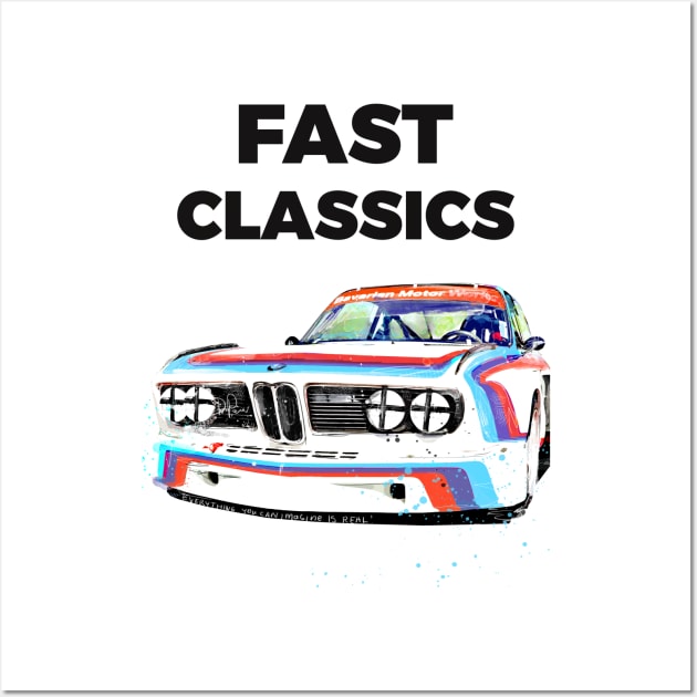 3.0 SCL classic car Wall Art by Woohoo